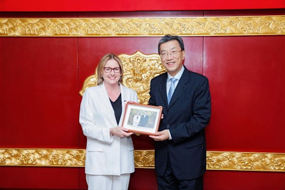 Victorian Premier Jacinta Allan has secured a formal agreement with China’s Minister for Education Huai Jinpeng.