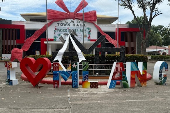 The town of M’lang, in the Philippines.