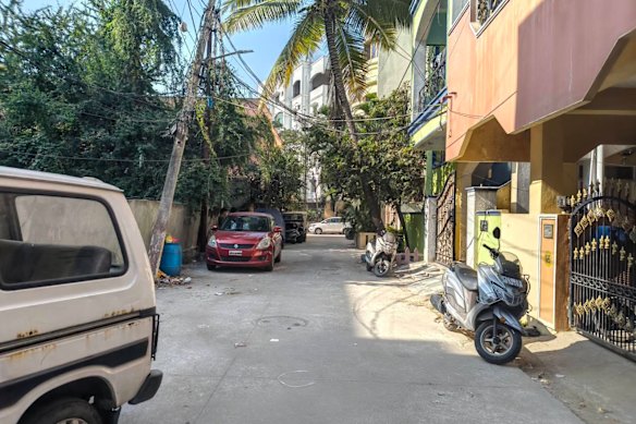 Along the quiet cul-de-sac, neighbours are reluctant to be drawn into an international news event of such horror.