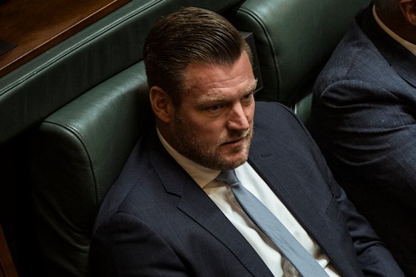 Deputy Liberal Leader Sam Groth in parliament earlier this year.