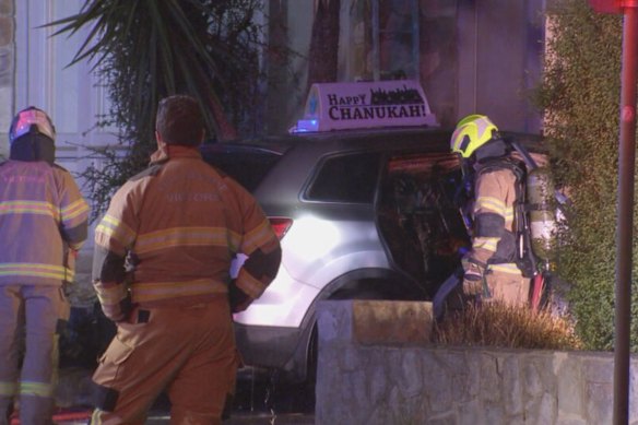 No one was hurt in the fire. 