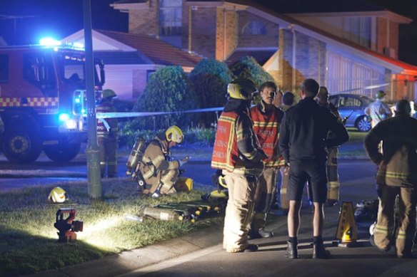 The seven-year-old boy and a man in his thirties were seriously injured in the blaze.