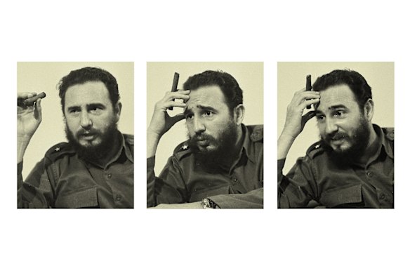 Above: Cuban leader Fidel Castro in 1963.