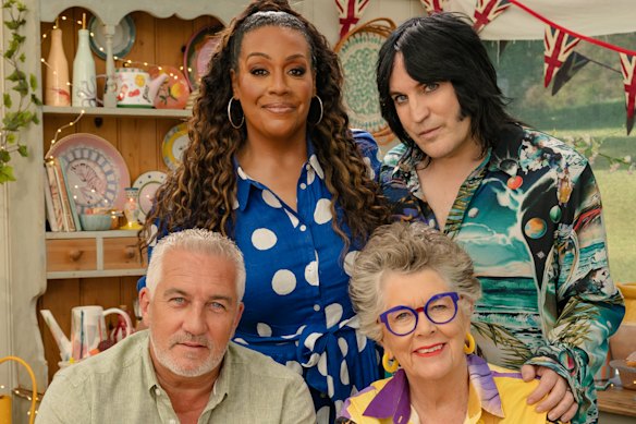 Alison Hammond, Noel Fielding, Prue Leith and Paul Hollywood.