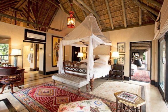 Holiday home turned private game reserve … Royal Malewane in Greater Kruger National Park, South Africa.