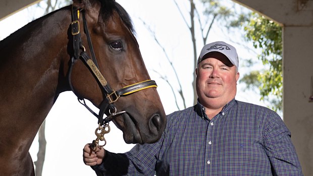 Trainer Brad Widdup.