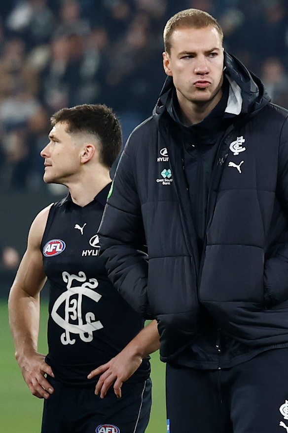 Harry McKay suffered bone bruising and a meniscus tear.