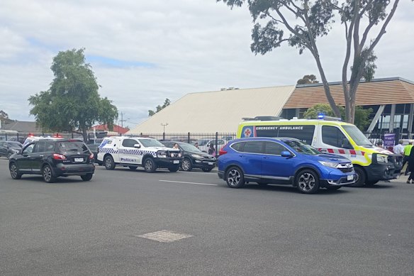 Police have been called to a stabbing at Keysborough Secondary College.