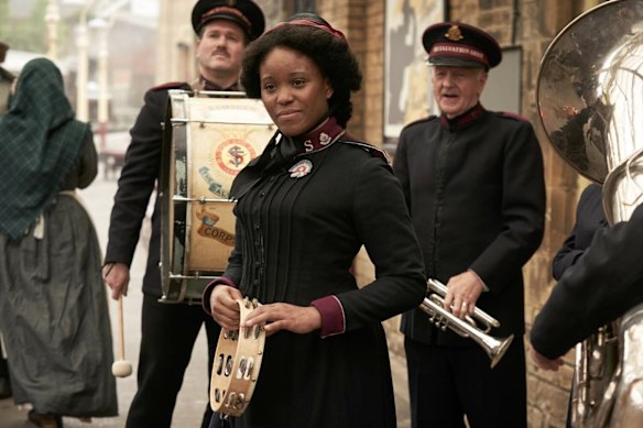 Amara Okereke as Mary,  whose expressive voice becomes integral to the choir.