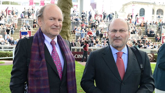 Alain (left) and Gerard Wertheimer Alain, 77, and Gérard, 75, have a combined net worth of about $US85 billion.
