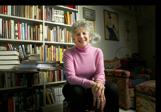 Publisher Carmen Callil taken in her London home, 2006.