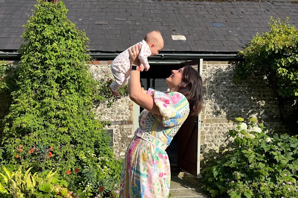 Natalie MacDonald and her child.