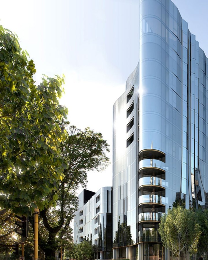 A render of Devitt Property Group’s Muse luxury apartment project in Melbourne.