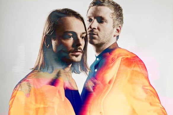 Experimental techno duo Kiasmos.