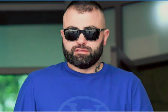 Slain gangland figure Nabil Maghnie, pictured in 2016, was suspected of having accessed personal information held by a major telco.