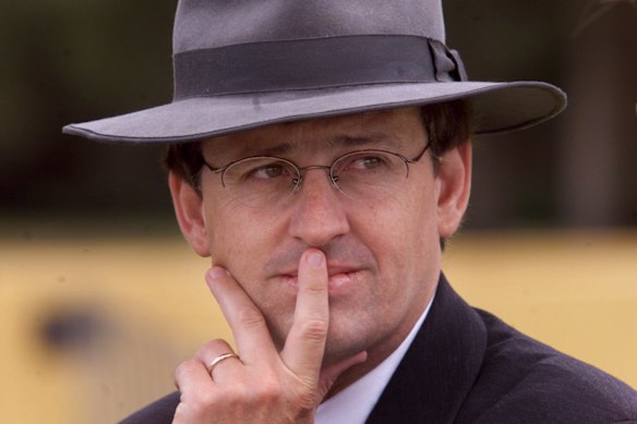 David Tierney pictured during his time as chief of staff to Olympics minister Michael Knight.