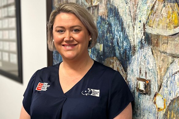 AWU Queensland secretary Stacey Schinnerl.