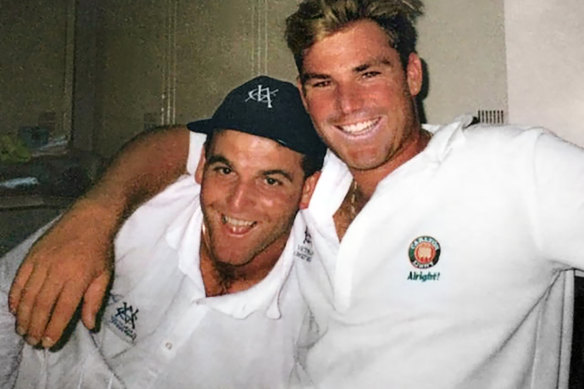 Shane Warne and Darren Berry were bully  mates and adjacent    amended  sledgers.