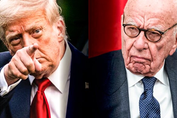 Donald Trump has filed legal action against Rupert Murdoch and News Corporation over a story published in The Wall Street Journal.