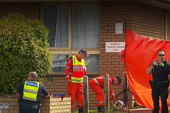 The scene of the fatal arrest.