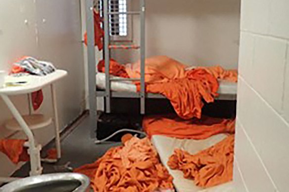 Epstein’s jail cell.