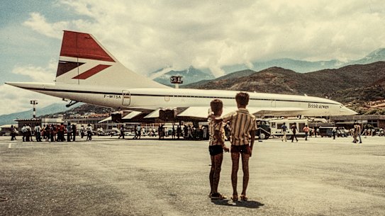 British Airways made a demonstration Concorde flight to Caracas in 1975, pictured here. Air France made the city a weekly destination for its supersonic flights.