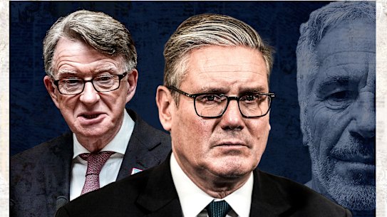 Keir Starmer is facing tough questions over what he knew of Labour peer Peter Mandelson’s (left) relationship with Jeffrey Epstein.
