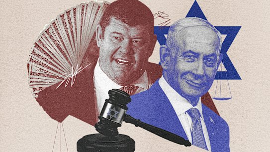 James Packer and Benjamin Netanyahu.
