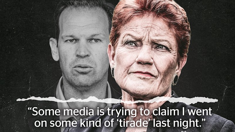 Matt Canavan attacks Pauline Hanson on ‘ill-disciplined’ Muslim comments