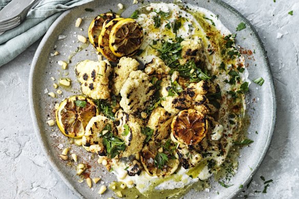 The lemony whipped feta works on its own as a dip, too.