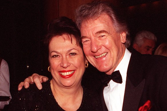 Joye with his wife Dalys in 1999.