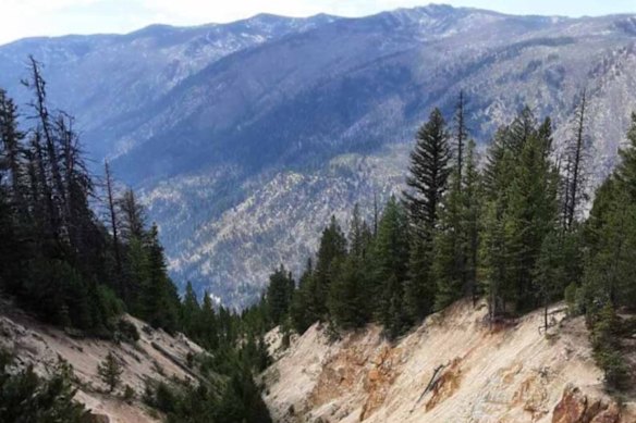 Resolution Minerals’ Antimony Ridge project in Idaho.