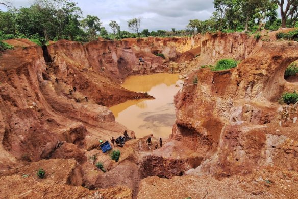 Aurum Resources’ Boundiali historic workings on its core BD tenement within the 1.59-million-ounce gold project in Côte d’Ivoire.
