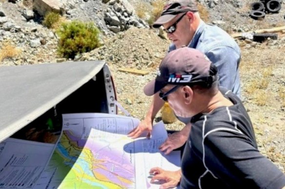 Geologists at Norfolk Metals’ Carmen copper project in Chile.