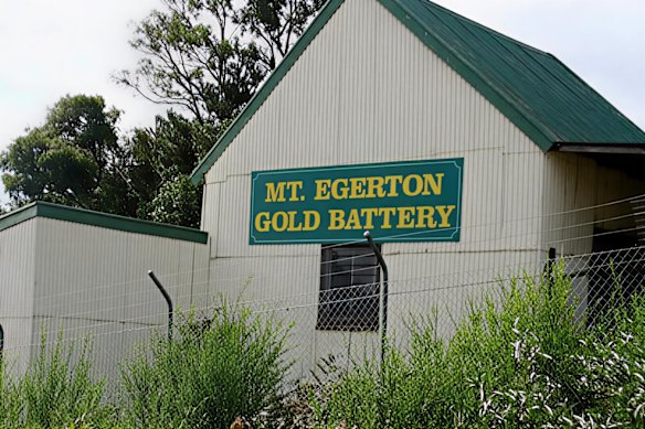 The Mt Egerton gold battery outside of Ballarat, Victoria, where Black Horse Mining will explore the historic mining district for high-grade gold.
