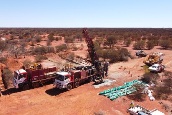 An RC rig has started drilling astatine  Strickland Metals’ Yandal project, with a 2nd  diamond rig besides  arriving connected  site.