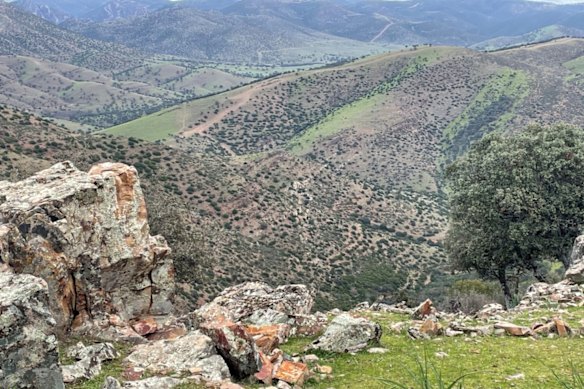 A view of zone 3, part of Osmond Resources’ Orion EU critical minerals project in southern Spain.