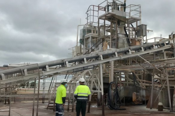 Suvo Strategic Minerals’s 60,000 tonne per annum Pittong hydrous kaolin plant in Victoria.