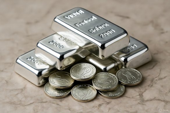 The international silver price hit an all-time high this month.