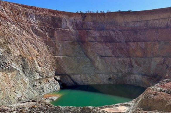 Javelin Resources’ Eureka open pit north of Kalgoorlie, where it plans to fast-track gold production at its granted mining licence.