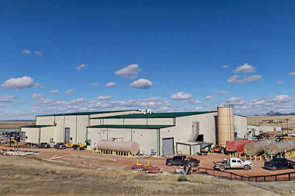 Peninsular Energy’s central uranium processing plant for phases one and two at the company’s Lance uranium project in Wyoming, USA.