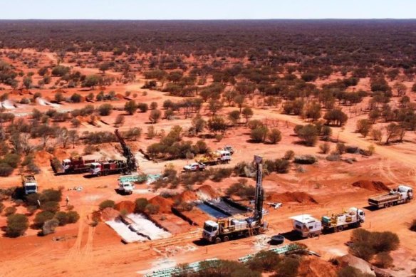 Strickland Metals’ drill tract  astatine  the company’s Yandal project.
