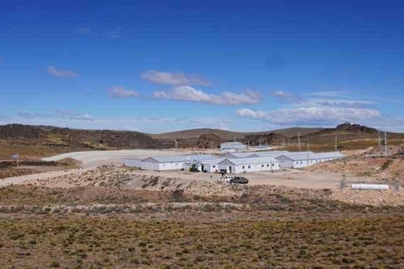 Unico Silver’s exploration and operations camp at the Joaquin silver-gold project in the Santa Cruz province of Southern Argentina.