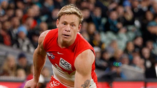 Swans superstar Isaac Heeney.