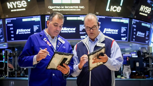 Returns from global shares, including the US market, have bolstered super fund returns. 