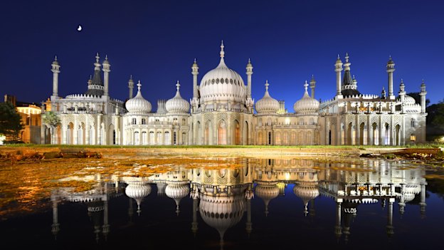 Brighton’s Royal Pavilion ranks among the UK’s most distinctive architectural highlights.