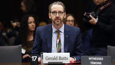 Gerald Butts gave testimony to Canada's parliamentary committee on justice this week.
