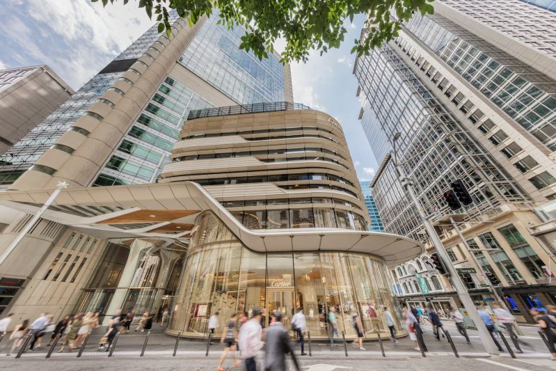 388 George St, which sits on the corner of George Street and King Street, is set to sell after a softening of cap rates by about 170 basis points.