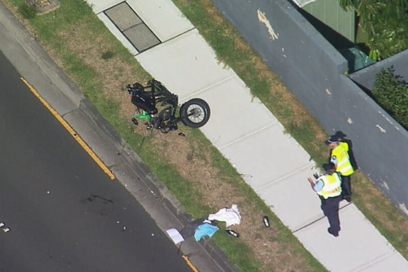 A man in his 50s was flown to hospital in a critical condition following the crash.