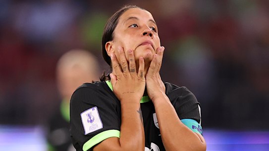 Sam Kerr during the Women’s Asian Cup.